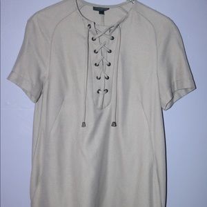 Topshop Tie Up Dress